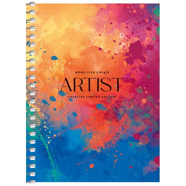 Блокнот пруж. А6 80арк. кліт. карт. "Student" УФ-лак №A6-SC-080-6112K/Школярик/(8)(192)