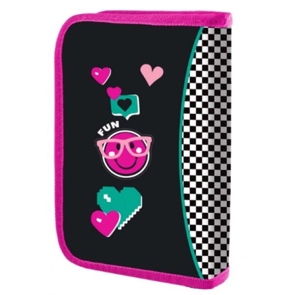 Пенал "Yes" Lovely Smile тв.,одинар.,2клап. №HP-04/533423(48)