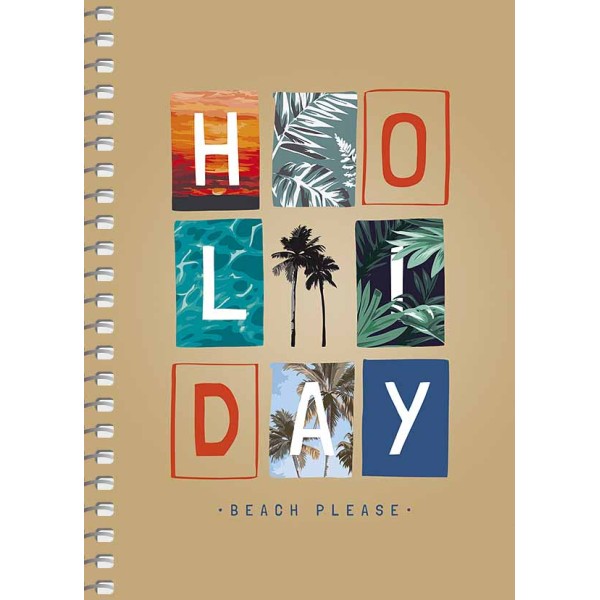 Блокнот пруж. А6 80арк. б/лін. крафт-картон "Student" №A6-SC-080-6119/Школярик/(4)(144)