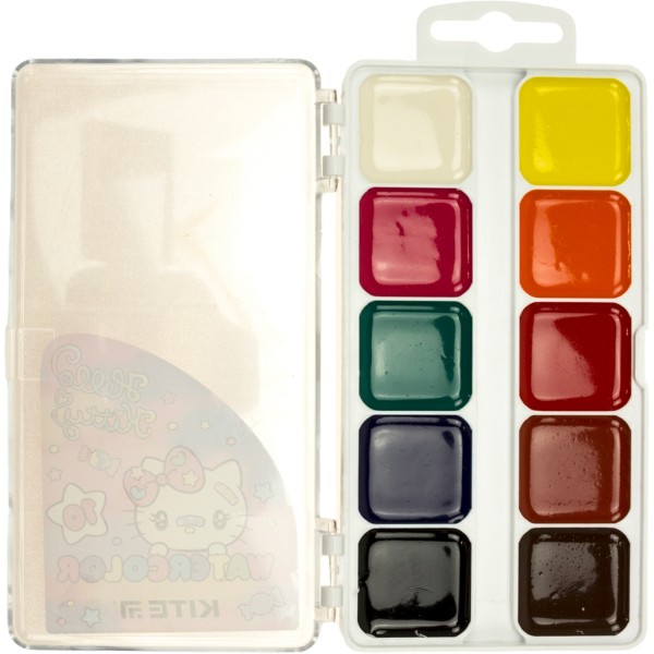 Акварель 10 кольор. "Kite" "Hello Kitty" №HК23-060(15)