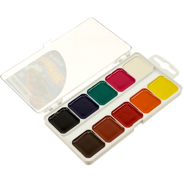 Акварель 10 кольор. "Kite" "Hot Wheels" №HW23-060(15)