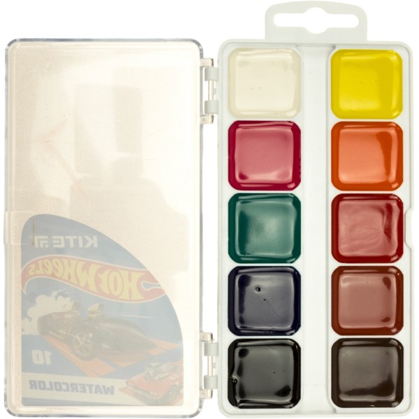 Акварель 10 кольор. "Kite" "Hot Wheels" №HW23-060(15)