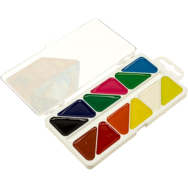 Акварель 12 кольор. "Economix" "Africa" медові №E60112(40)