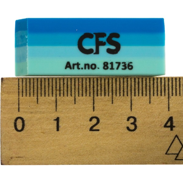 Гумка "CoolForSchool" Gradient 40x15x8мм,асорті №CF81736(1)(45)(360)