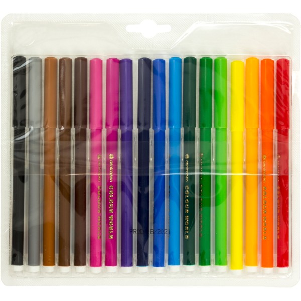 Фломастери Centropen Color World 7550/18 18 кольорів (1) (100) 