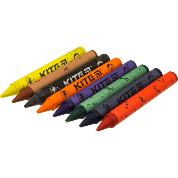 Крейда воск. "Kite" №K22-076 8кольор. Kite Dogs