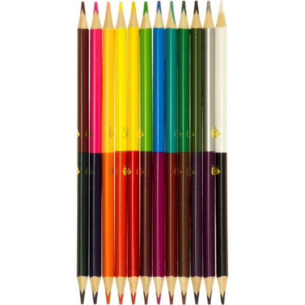 Олівці кольор. 24 кольор./12шт "Yes" №290707 Ninja(12)(240)