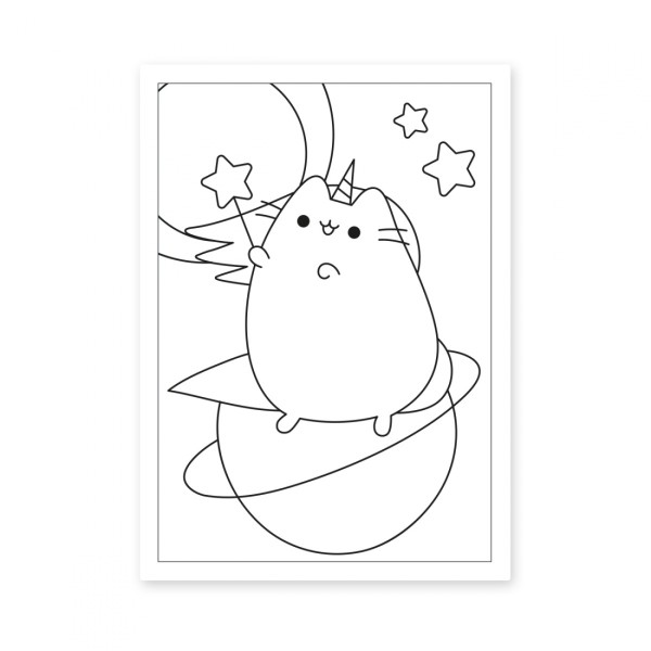 Розмальовка А4 "Pusheen" 12стор. №742918/Yes/(100)