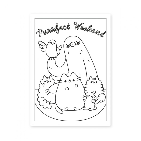 Розмальовка А4 "Pusheen" 12стор. №742918/Yes/(100)