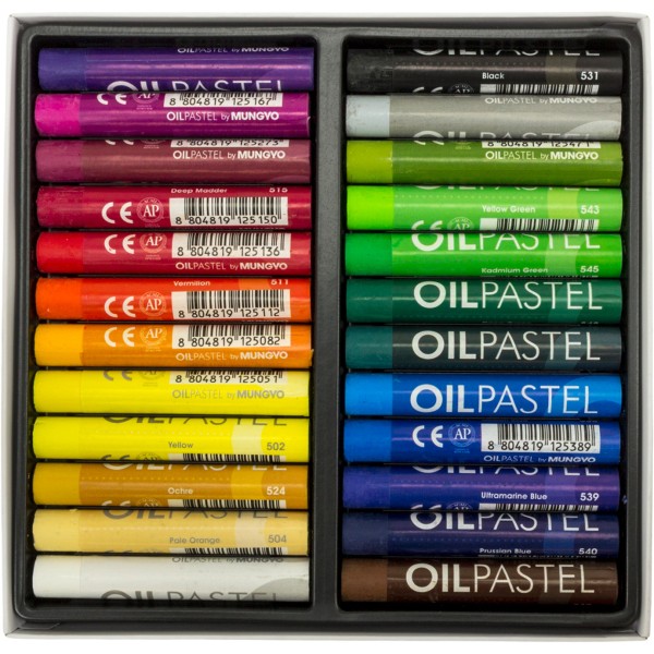 Крейда-пастель олійна проф."Mungyo" №MOP-24 24кольор.(12)