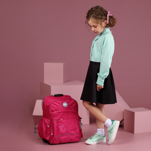 Рюкзак Yes College time 1 відділення, 3 кишені, рожевий №S-80-2 / 557873