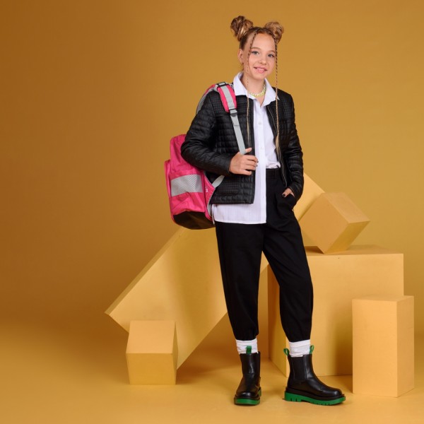 Рюкзак Yes College time 1 відділення, 3 кишені, рожевий №S-80-2 / 557873