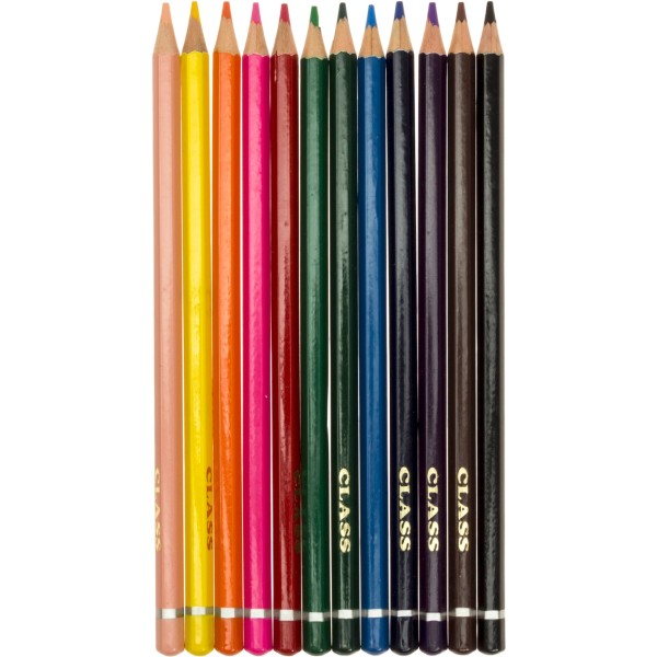 Олівці кольор. аквар. 12 кольор. "Class" №1412C Aquarelle (12)(240)
