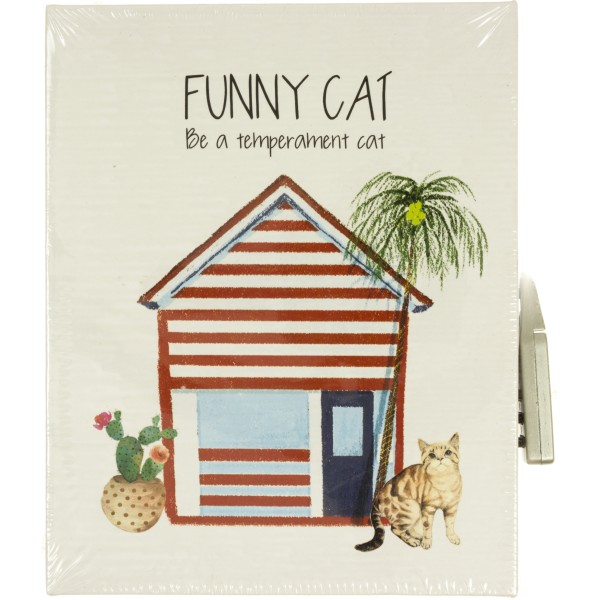  Блокнот на замке A5 64 листа Домик, в коробке (24) (96) №DSCN4088