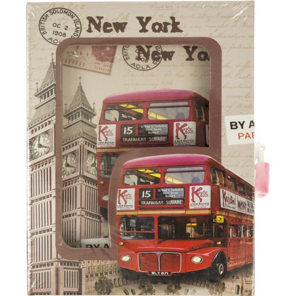 Блокнот на замку В6 64арк. "Ретро" в кор-ці №YH64K-B0298(60)(120)