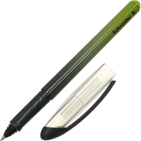 Ручка чорнильна "Schneider" №S187665 Voyage 0,7мм синя,з патроном,корпус чорно-оливковий