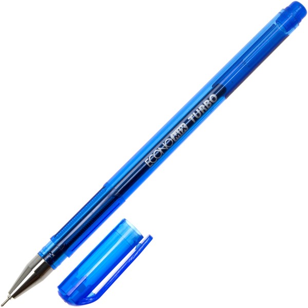 Ручка гелева Economix Turbo 0,5 мм синя (12) (144) E11911-02