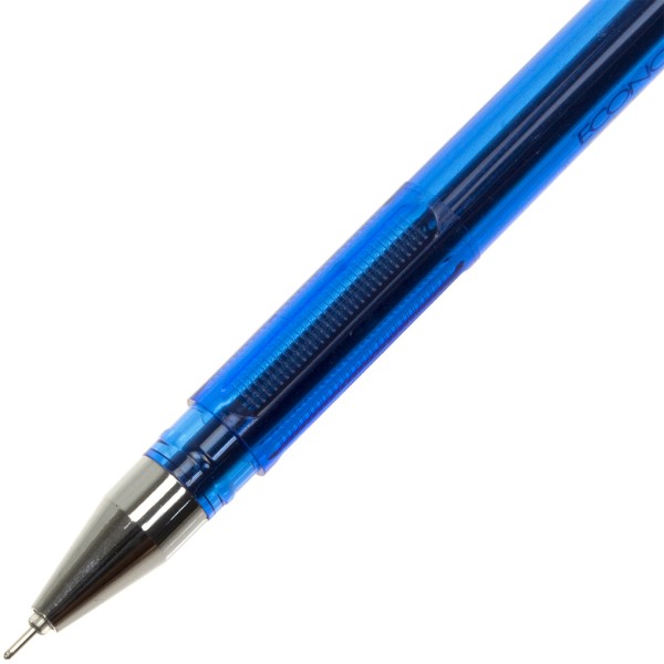 Ручка гелева Economix Turbo 0,5 мм синя (12) (144) E11911-02