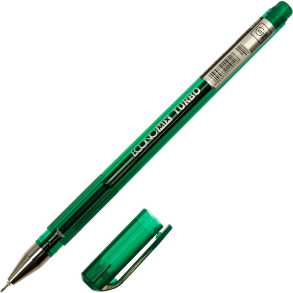 Ручка гел. "Economix" №E11911-04 Turbo 0.5мм зелена(12)(144)