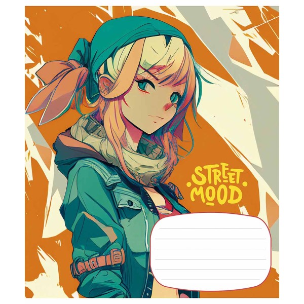 Зошит 24арк. лін. Школярик "Manga style (Манга)" ВД-лак №024-3272L(25)(200)