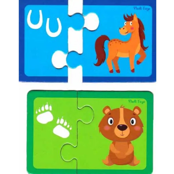 Гра "Знайди пару. Асоціації.Пори року. Чиї сліди? Хто заховався." №VT5003-04