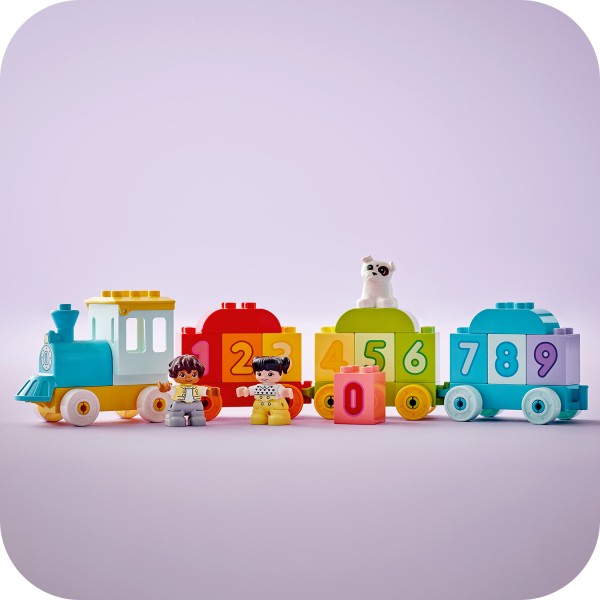 Конструктор "LEGO" DUPLO Потяг із цифрами - вчимося рахувати 1-2+ №10954(4)