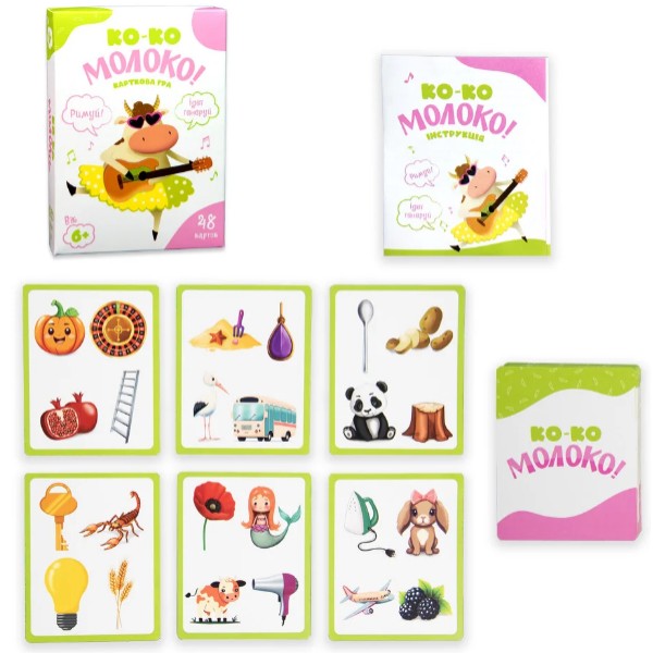 Гра "Ко-Ко. Молоко" №30386/Strateg/(40)