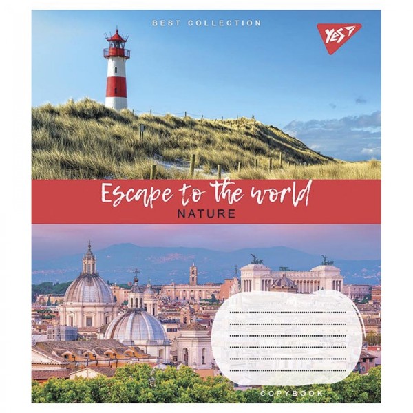 Зошит 96арк. лін. YES Escape to the world №766770(5)(120)