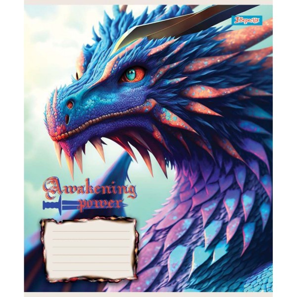 Зошит 12арк. лін. 1В Dragon №766281(25)(500)