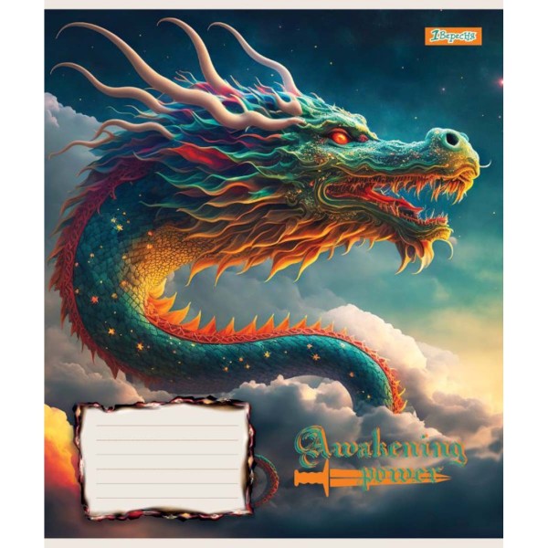 Зошит 12арк. лін. 1В Dragon №766281(25)(500)