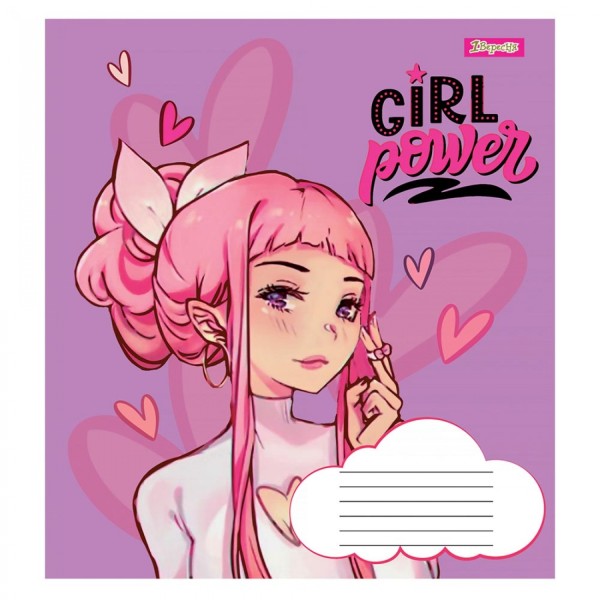 Зошит 12арк. лін. 1В Girl power №766532(25)(500)