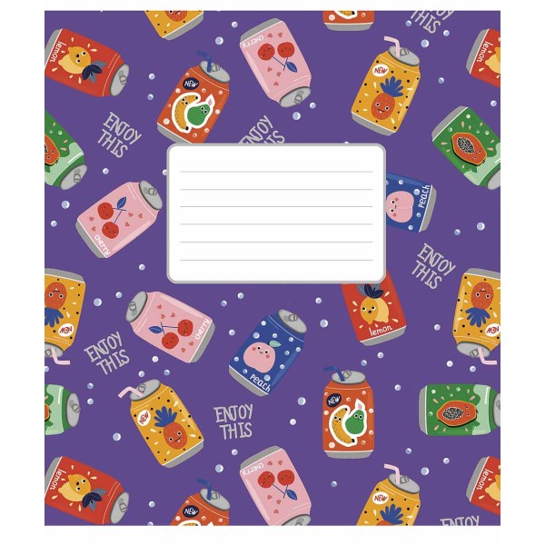 Зошит 12арк. кліт. Школярик "Some Fan" виб.Уф-лак №012-3221K(30)(300)