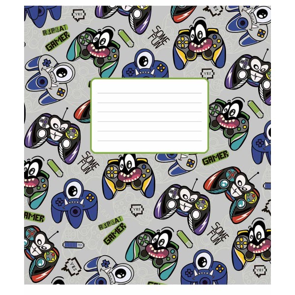 Зошит 12арк. кліт. Школярик "Some Fan" виб.Уф-лак №012-3221K(30)(300)