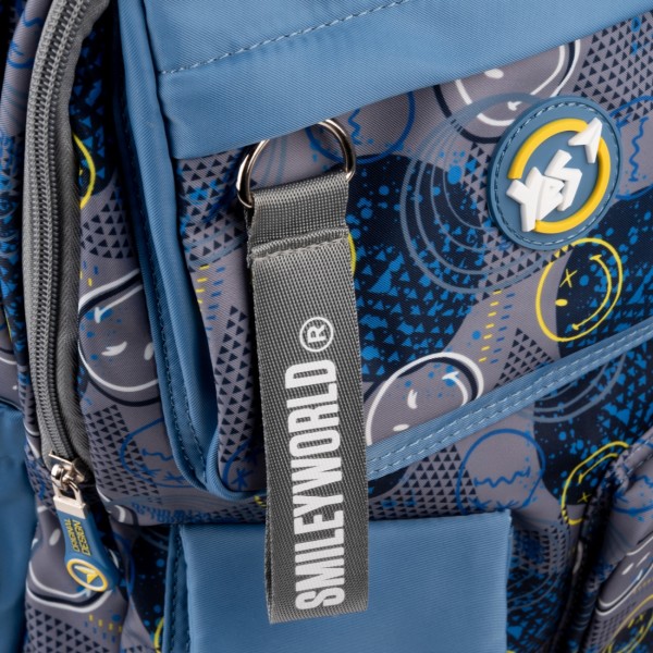 Рюкзак "Yes" TS-43 Smiley World 2від. 5 карм. №559540(12)