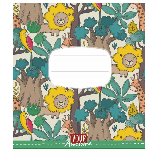 Зошит 12арк. лін. Школярик "Genies" ВД-лак №012-3142L(30)(300)