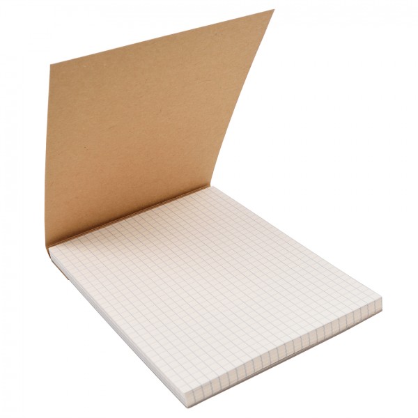 Блокнот А6 80арк. кліт. білила,крафт Flowers №152002/Yes/(3)(168)