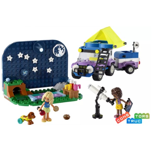 Конструктор "LEGO" Friends Кемпінговий автомобіль для спостереження за зірками №42603(4)