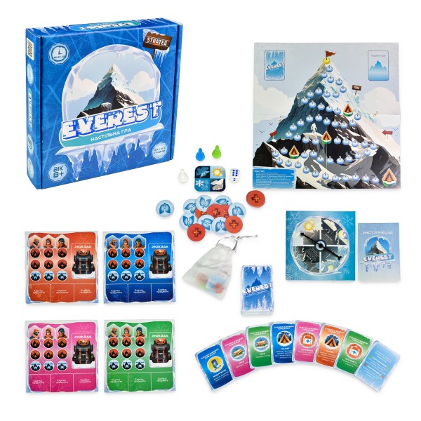 Гра наст. "Everest" укр. №30417/Strateg/(10)
