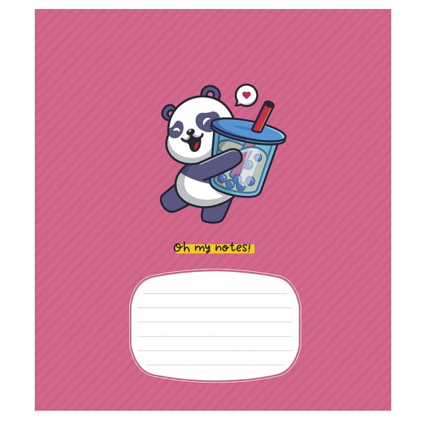 Зошит 18арк. кліт. Школярик "Oh My Notes" виб. УФ-лак №018-3425K(25)(250)