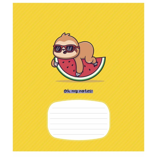 Зошит 18арк. кліт. Школярик "Oh My Notes" виб. УФ-лак №018-3425K(25)(250)