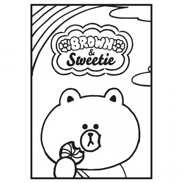 Розмальовка А4 "Line Friends" 12стор. №743220/Yes/(100)