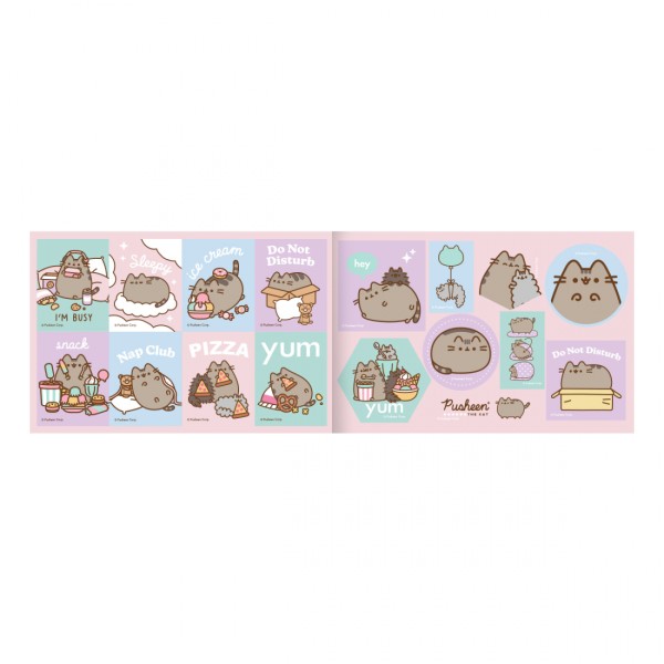 Розмальовка А4 "Pusheen" 8стор. з наліпками №743229/Yes/(100)