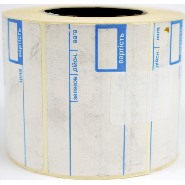 Термоетикетка 58х40/BT40 з сіткою для вагів,втулка гладка (650шт)(10)(50)