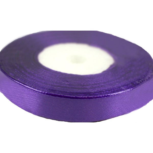 Стрічка атлас 1,2см/22м (бузкова)(10)