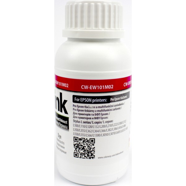 Чорнило ColorWay Epson L-100/200/EW101M series 200 мл magenta