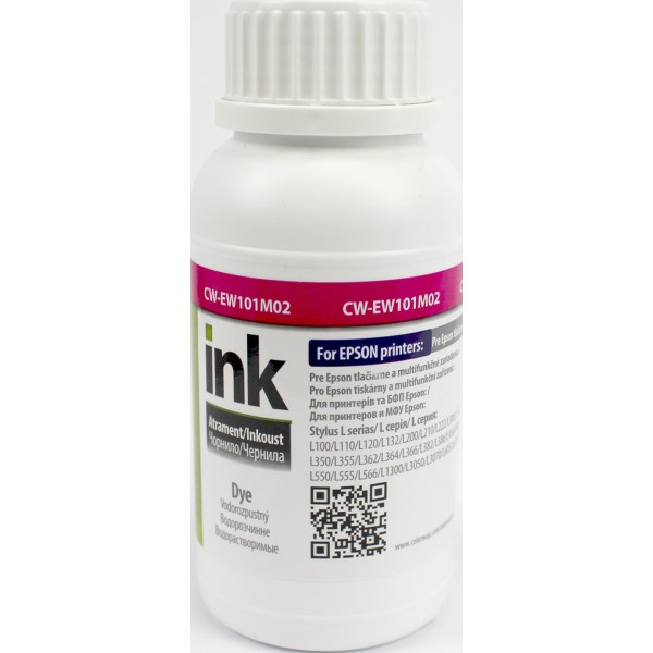 Чорнило ColorWay Epson L-100/200/EW101M series 200 мл magenta