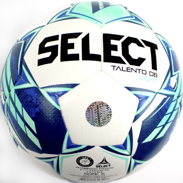 М'яч футбольний "Select Talento DB V23" розмір 5,біло-зелений №5WG