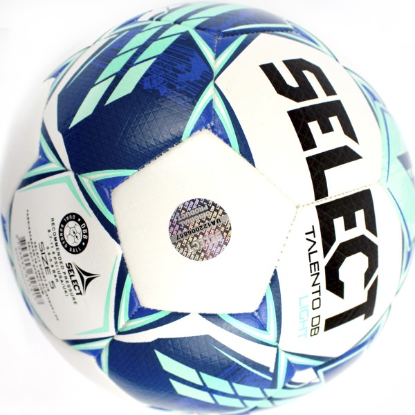 М'яч футбольний "Select Talento DB V23" розмір 5,біло-зелений №5WG