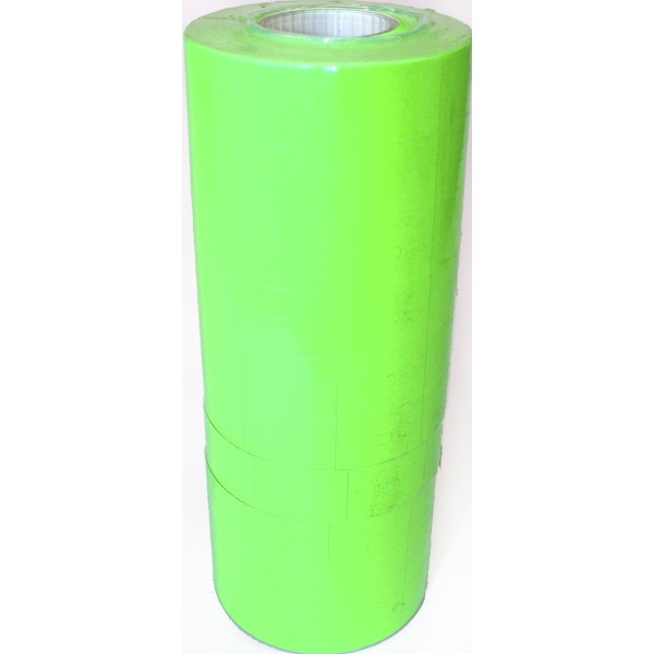 Цінник для автом. пістолета "Economix" 23х16мм 700шт зелені №E21302-04(10)(300)