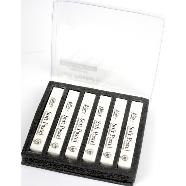 Крейда-пастель суха "Mungyo" 6шт №001-6 біла (6)